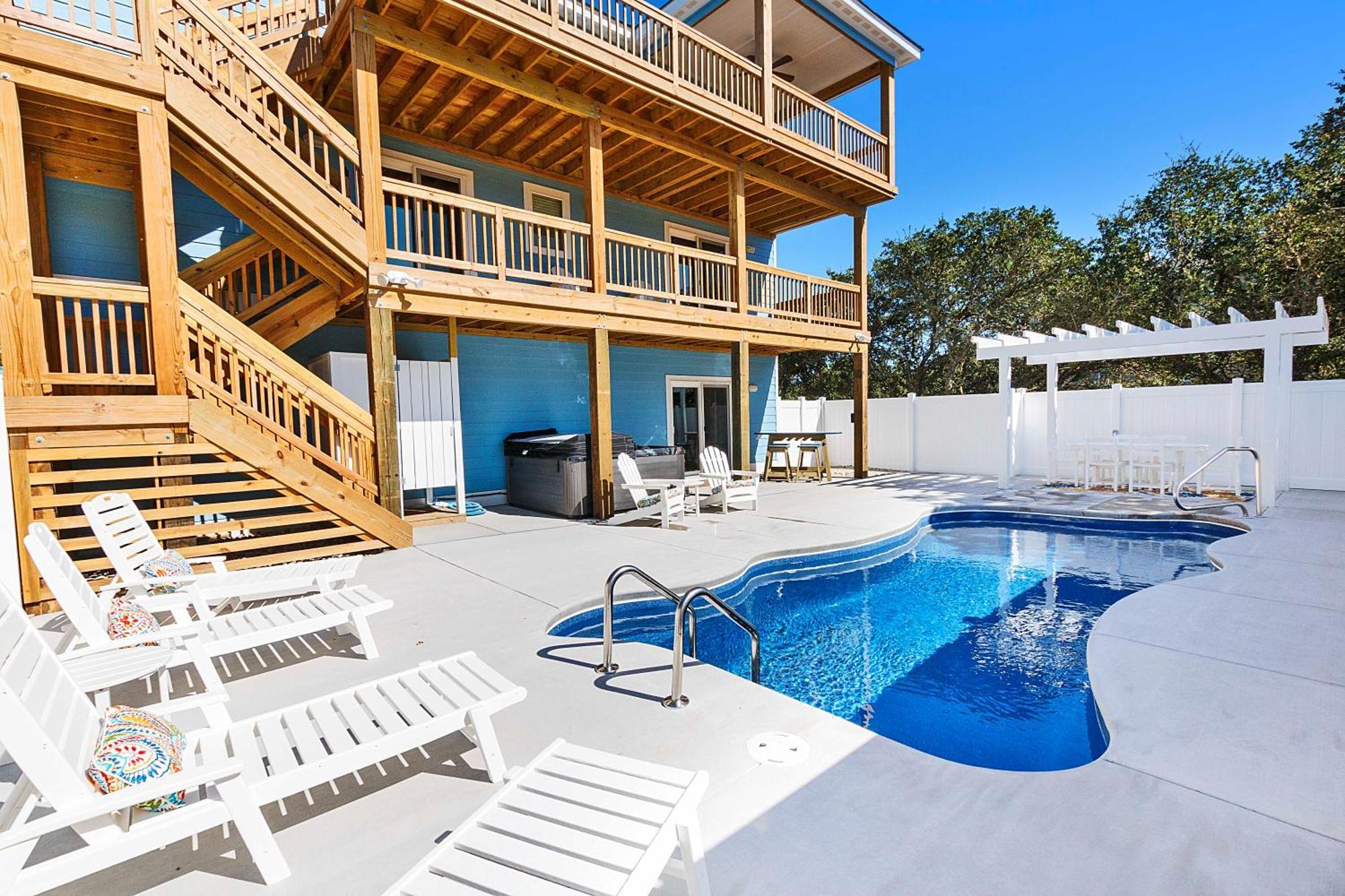 Villa Wc960, Blue Heron- Oceanside, Private Pool, Hot Tub Corolla Exterior foto